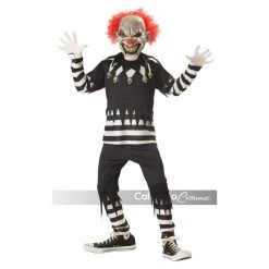 California Costumes Halloween Creepy Clown Boy's Costume