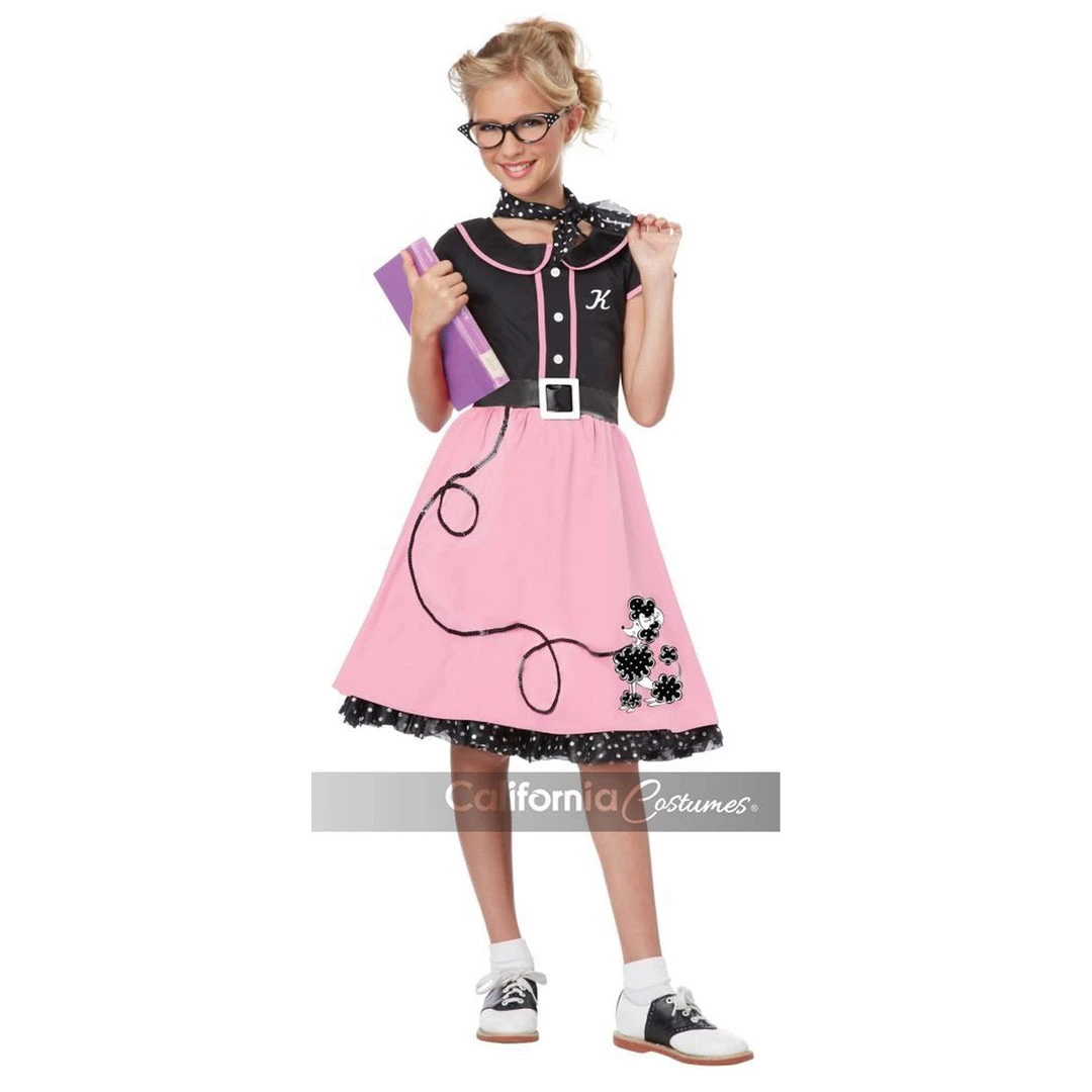 California Costumes Halloween 50's Sweetheart Girl's Costume 5 California Costumes Halloween 50's Sweetheart Girl's Costume