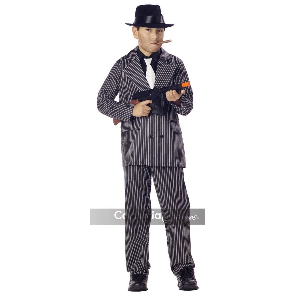 California Costumes Gangster Boy's Costume Halloween 3 California Costumes Gangster Boy's Costume Halloween