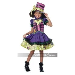 California Costumes Halloween Mad Hatteress Girl's Costume