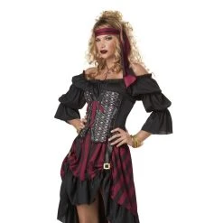 California Costumes Halloween Pirate Wench Women's Costume