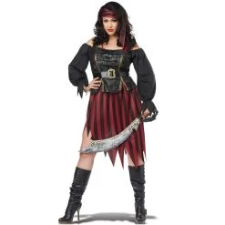 California Costumes Queen Of High Seas Plus Size Costume