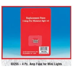 LB International 3 Amp Mini Fuses,-4 Pack Christmas