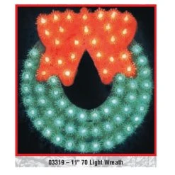 LB International 11" Wreath Christmas