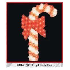 LB International 16" Candy Cane Christmas