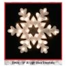 LB International Christmas 18" Glaze Snowflake