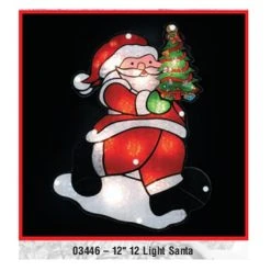 LB International Christmas 12" Santa