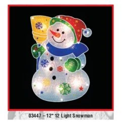 LB International Christmas 12" Snowman