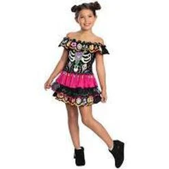 Charades Halloween Day Of The Dead Girl's Costume