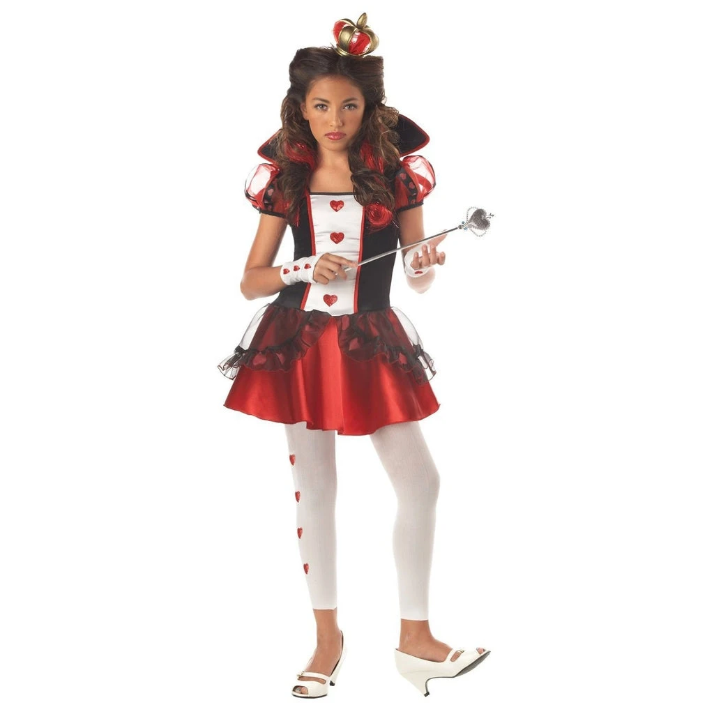 California Costumes Queen Of Hearts Girl's Costume Halloween 3 California Costumes Queen Of Hearts Girl's Costume Halloween
