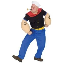 Fun World Popeye Men's Costume Halloween