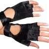 Leg Avenue Black Satin Biker Gloves Halloween