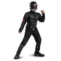 Disguise G.I. Joe Snake Eyes Classic Muscle Boy's Costume Halloween