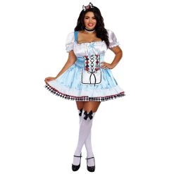 Dreamgirls Beyond Wonderland Alice Plus Size Costume Halloween