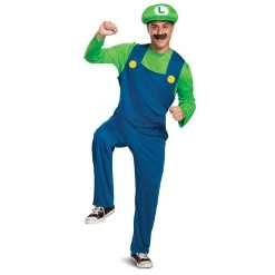 Disguise Halloween Luigi Classic Teen Boy's Costume