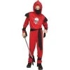 Fun World Red Skull Ninja Boy's Costume Halloween 1 Fun World Red Skull Ninja Boy's Costume Halloween