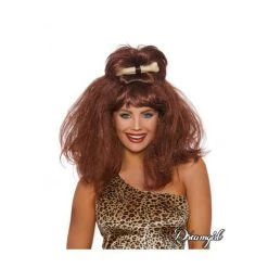 Dreamgirls Halloween Cave Girl With Bone Wig