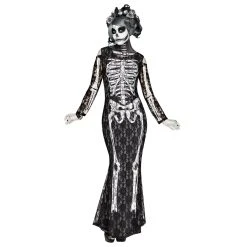 Fun World Lacy Bones Women's Costume Halloween