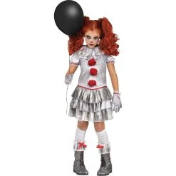 Fun World Carnevil Clown Girl's Costume Halloween