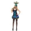 Fun World Midnight Peacock Women's Costume Halloween