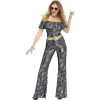 Fun World Disco Queen Jumpsuit Women's Costume 2 Fun World Disco Queen Jumpsuit Women's Costume
