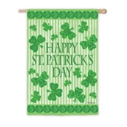 Evergreen Happy St. Patrick's Day Flag