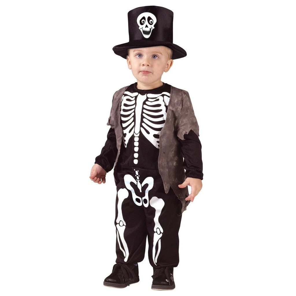 Fun World Happy Skeleton Toddler Costume 3 Fun World Happy Skeleton Toddler Costume