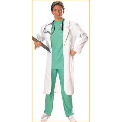 Rubies Halloween Lab Coat Men's Costume