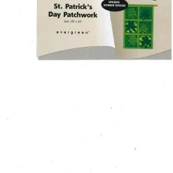 Evergreen St. Patrick's Day Patchwork Flag