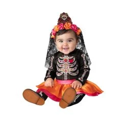InCharacter Costumes Sugar Skull Sweetie Infant Costume