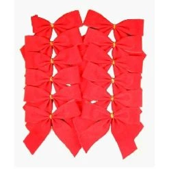 Country Silk Red Velvet Mini Bows Christmas