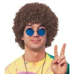 Franco Halloween Afro Brown Wig