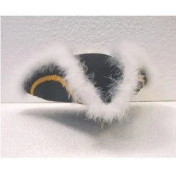 Jacobson Tricorne W/ Feathers Hat Halloween