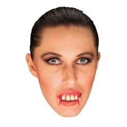 Rubies Halloween Vampire Teeth With Bloody Fangs