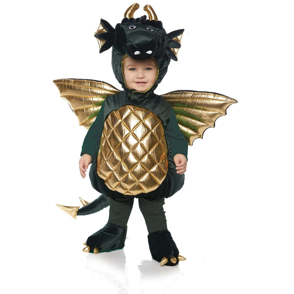 Underwraps Dragon Green Toddler Costume Halloween 3 Underwraps Dragon Green Toddler Costume Halloween