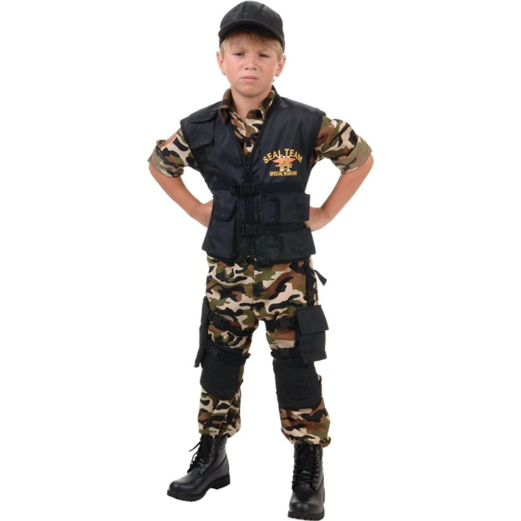 Underwraps Halloween Deluxe Navy Seal Team Boy's Costume 3 Underwraps Halloween Deluxe Navy Seal Team Boy's Costume