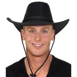Jacobson Black Cowboy Hat