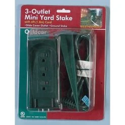 Orman 3 Outlet Yard Stake Christmas