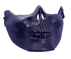 Underwraps Halloween Half Face Skull Mask