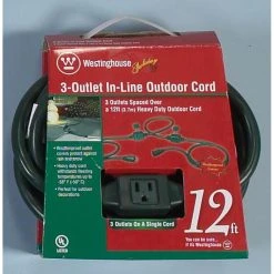 Orman Christmas 3 Outlet In-Line Outdoor Extension Cord