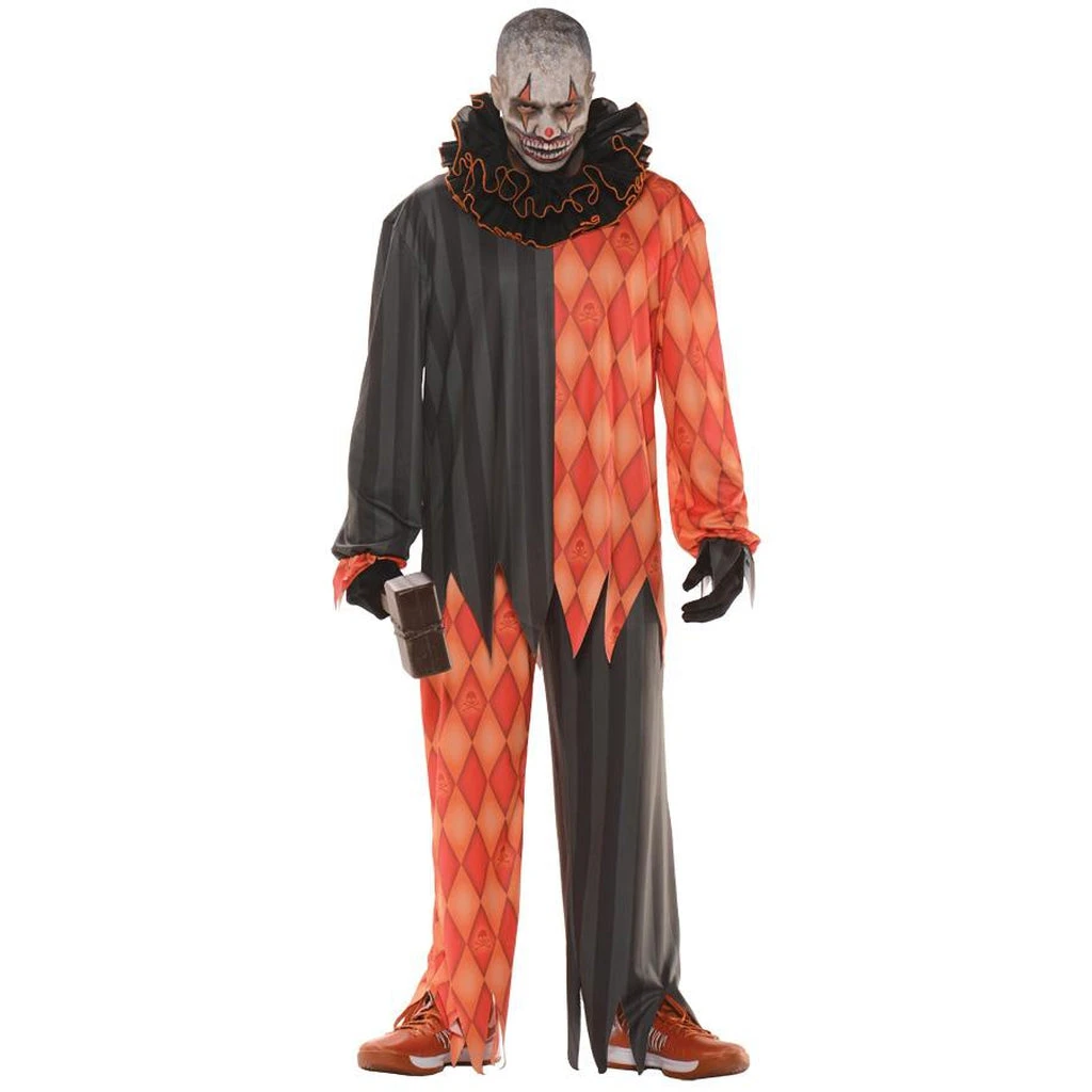 Underwraps Halloween Evil Clown Men's Costume 3 Underwraps Halloween Evil Clown Men's Costume
