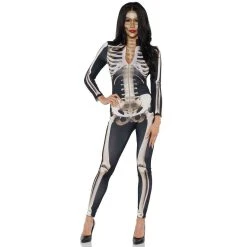 Underwraps Skeleton Jumpsuit Teen Girl's Costume Halloween