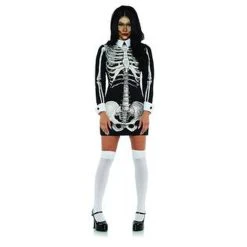 Underwraps Skeleton Bones X-Ray Dress Women's Costume Halloween