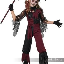 California Costumes Psycho Jester Girl's Costume