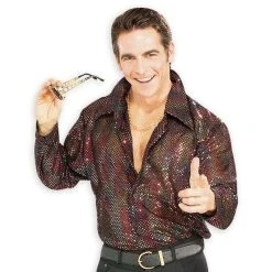Rubies Sequin Disco Shirt Men's Costume Halloween