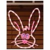 Impact Plastics 17" Pink Easter Bunny Head Window Frame 2 Impact Plastics 17" Pink Easter Bunny Head Window Frame