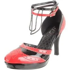 Ellie Shoes Red And Black Vampyress Women's Shoes Halloween