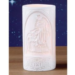 Napco LED Nativity Candle Christmas