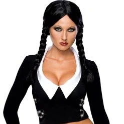 Rubies Addams Family-Wednesday Wig Halloween