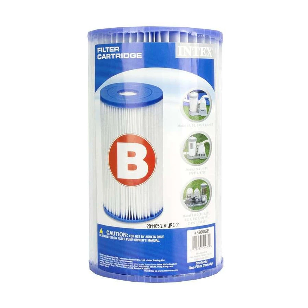 Pool And Patio Intex "Type B" Filter Cartridge